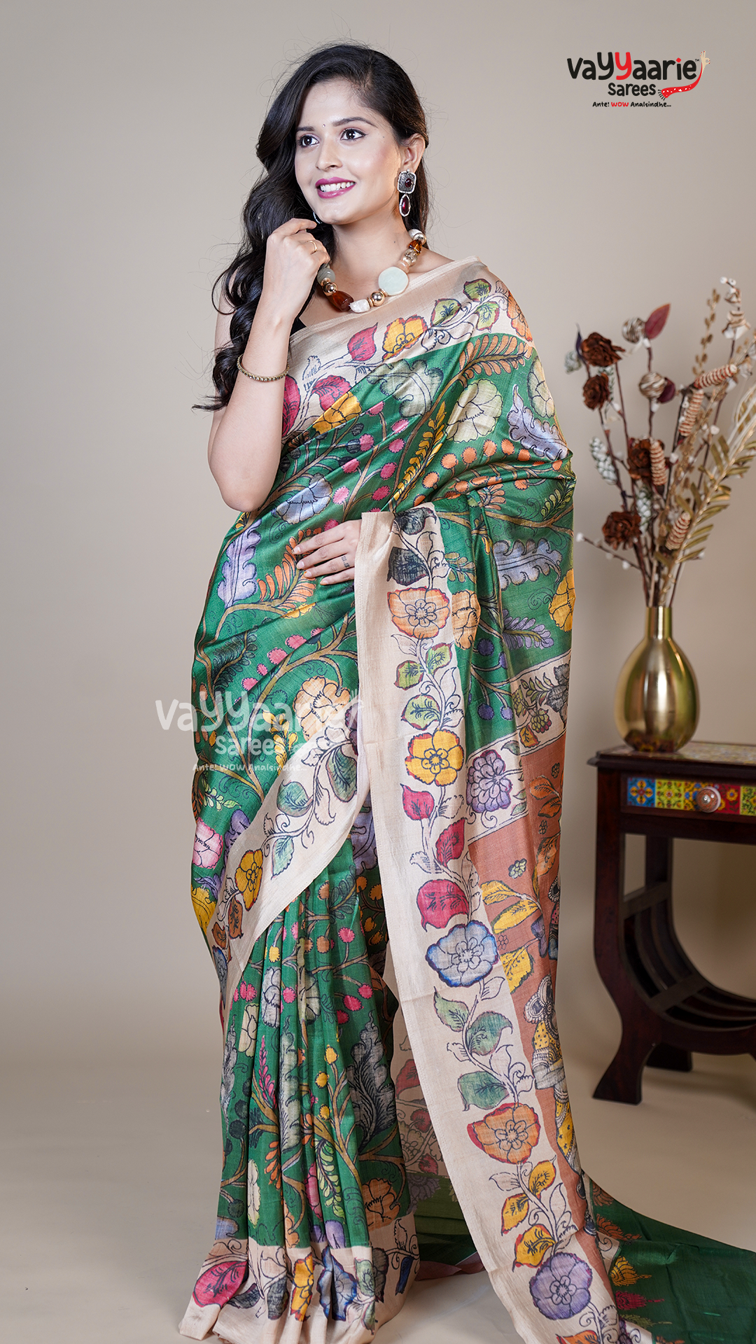 Green Banaras Mango Fancy Saree for Traditional Gifting