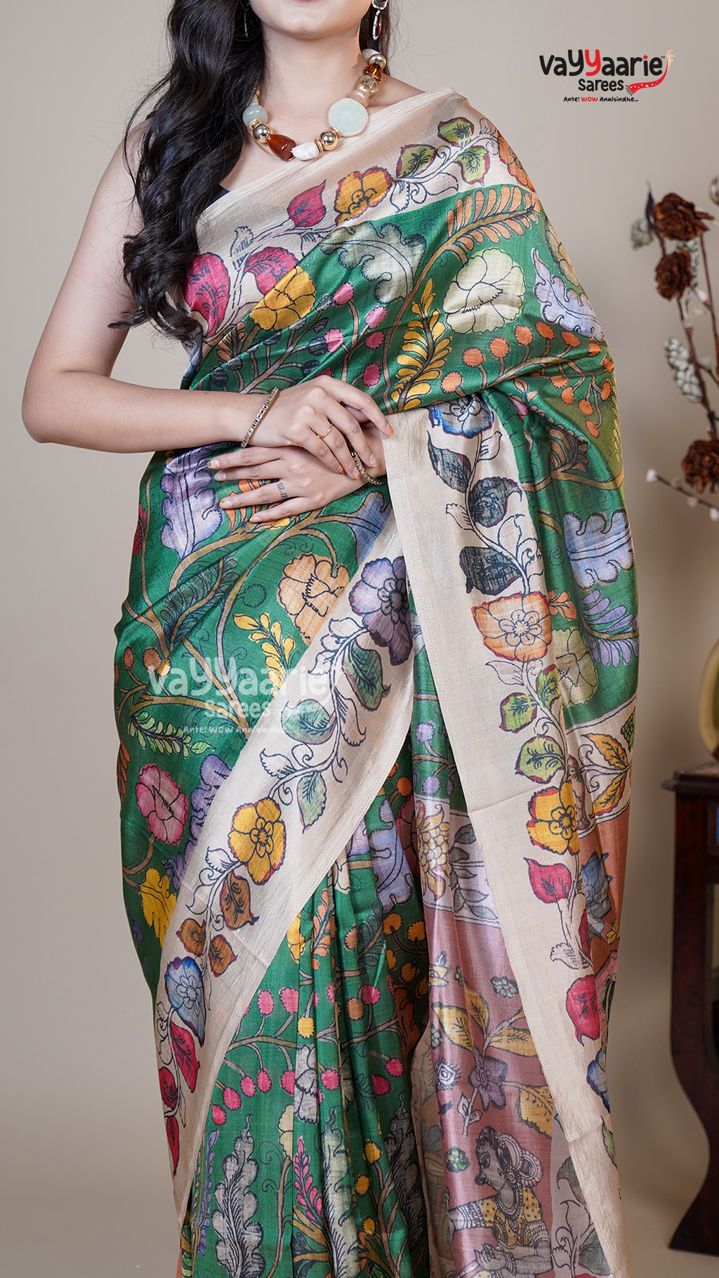 Green Banaras Mango Fancy Saree for Traditional Gifting