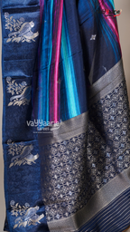Multi Colour Banaras Mango Fancy Saree for Celebrations