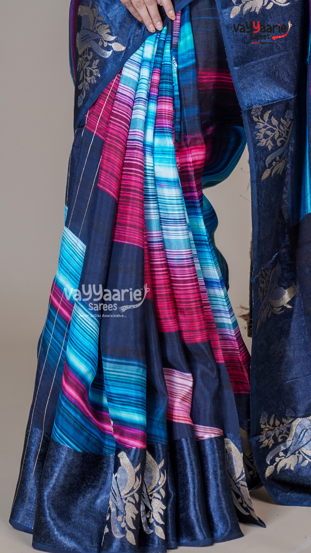 Multi Colour Banaras Mango Fancy Saree for Celebrations