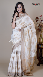 Multi Colour Dola Silk Fancy Saree for Traditional Wear