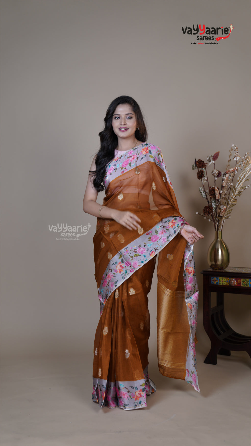 Mustard Raw Mango Fancy Saree for Occasion Wear