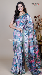 Multi Colour Dola Silk Fancy Saree for Wedding Functions