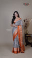 Black Chiffon Fancy Saree for Family Functions
