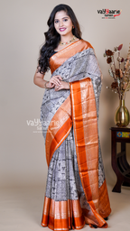 Black Chiffon Fancy Saree for Family Functions