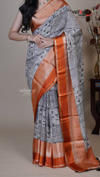 Black Chiffon Fancy Saree for Family Functions