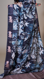 Multi Colour Tissue Fancy Saree for Traditional Wear