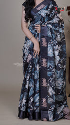 Multi Colour Tissue Fancy Saree for Traditional Wear