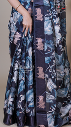 Multi Colour Tissue Fancy Saree for Traditional Wear