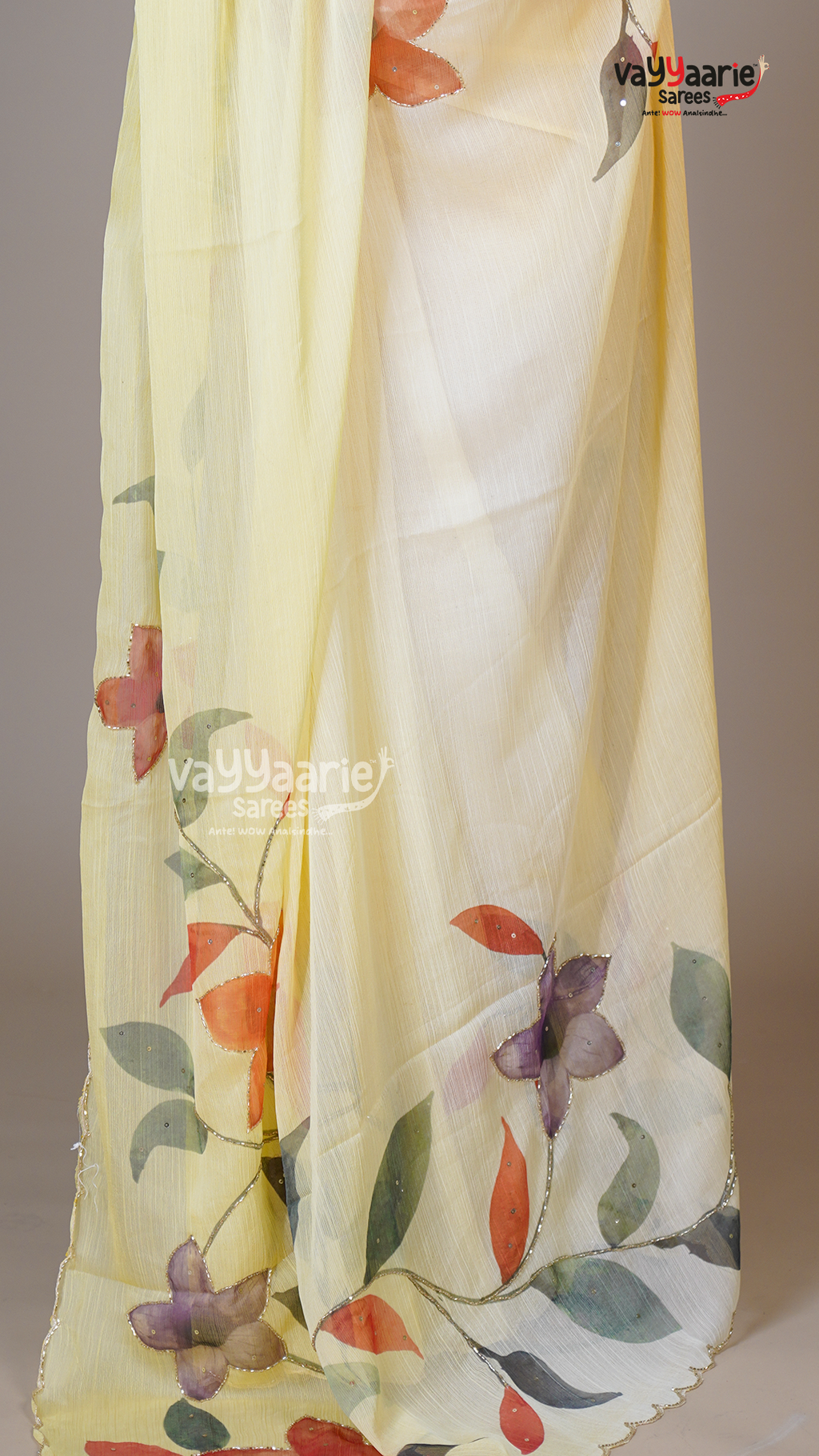 Yellow Crush Fancy Saree for Cultural Events