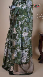 Multi Colour Tissue Fancy Saree for Family Functions