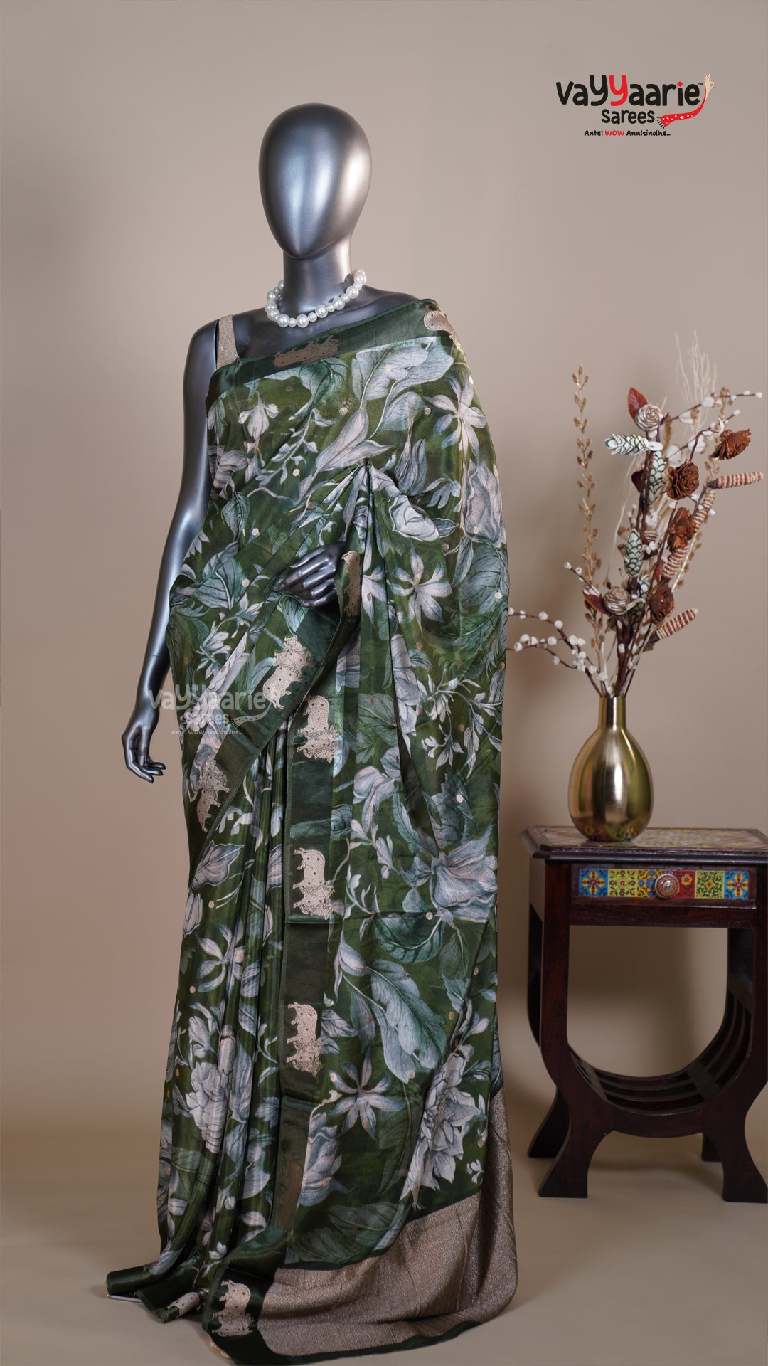 Multi Colour Tissue Fancy Saree for Family Functions