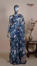 Multi Colour Tissue Fancy Saree for Evening Wear