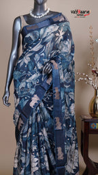 Multi Colour Tissue Fancy Saree for Evening Wear