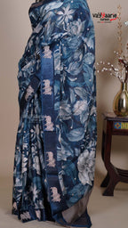 Multi Colour Tissue Fancy Saree for Evening Wear