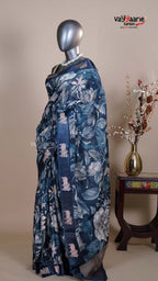 Multi Colour Tissue Fancy Saree for Evening Wear