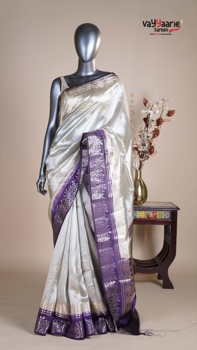 Multi Colour Chiniya Silk Fancy Saree for Sangeet Nights Hover Image