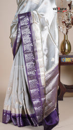 Multi Colour Chiniya Silk Fancy Saree for Sangeet Nights