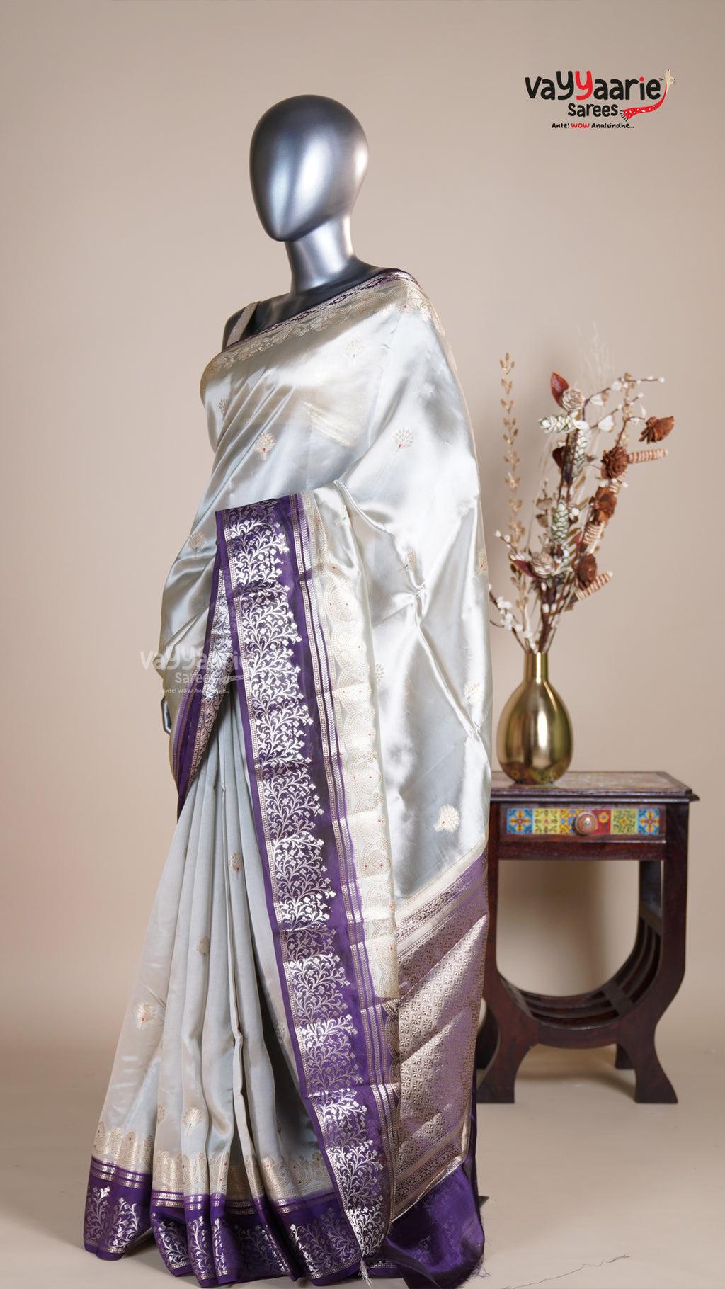 Multi Colour Chiniya Silk Fancy Saree for Sangeet Nights