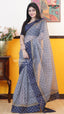 Blue Silk Kota Saree | Classic Handloom Saree | Vayyaarie Sarees