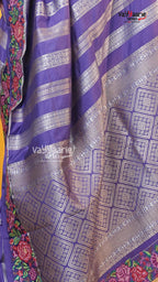 Violet Fancy Saree | Traditional Ethnic Saree | Vayyaarie Sarees