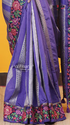 Violet Fancy Saree | Traditional Ethnic Saree | Vayyaarie Sarees