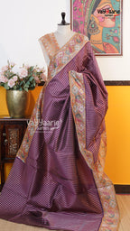 Magenta Fancy Saree | Fancy Ethnic Wear Saree | Vayyaarie Sarees
