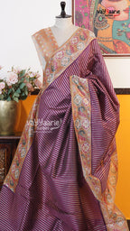 Magenta Fancy Saree | Fancy Ethnic Wear Saree | Vayyaarie Sarees