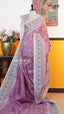 Onion Pink Tusser Saree | Fancy Ethnic Wear Saree | Vayyaarie Sarees