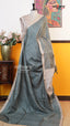 Green Tusser Saree | Fancy Ethnic Wear Saree | Vayyaarie Sarees