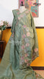 Pista Green Tusser Saree | Fancy Ethnic Wear Saree | Vayyaarie Sarees
