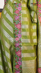 Green Fancy Saree | Traditional Ethnic Saree | Vayyaarie Sarees