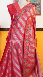 Pink Fancy Saree | Traditional Ethnic Saree | Vayyaarie Sarees