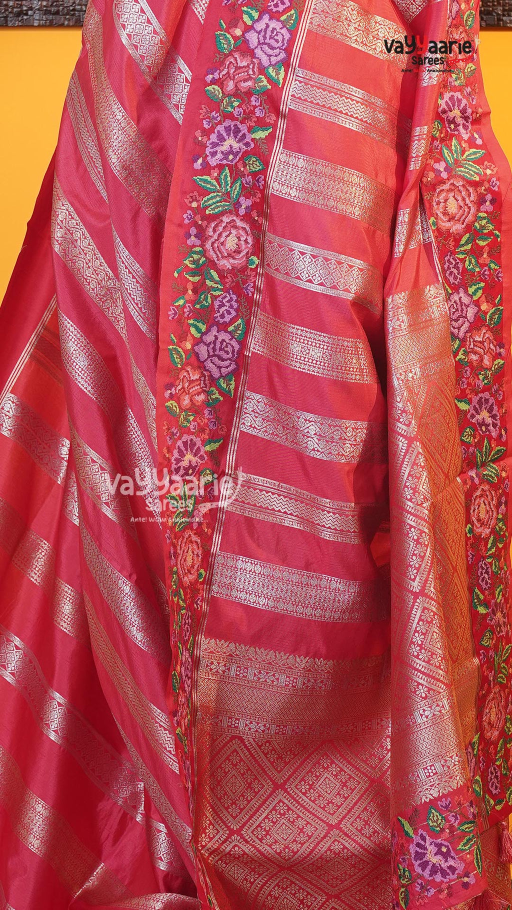 Pink Fancy Saree | Traditional Ethnic Saree | Vayyaarie Sarees