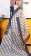 White Silk Kota Saree | Classic Handloom Saree | Vayyaarie Sarees