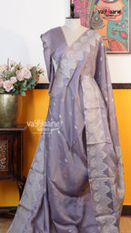 Purple Fancy Kota Saree | Classic Handloom Saree | Vayyaarie Sarees