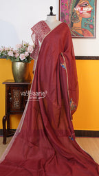 Maroon Fancy Saree | Classic Handloom Saree | Vayyaarie Sarees