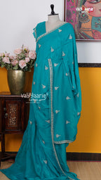 Blue Fancy Saree | Designer Ethnic Wear Saree | Vayyaarie Sarees