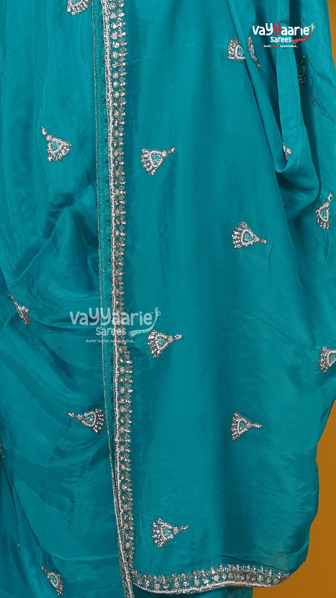 Blue Fancy Saree | Designer Ethnic Wear Saree | Vayyaarie Sarees