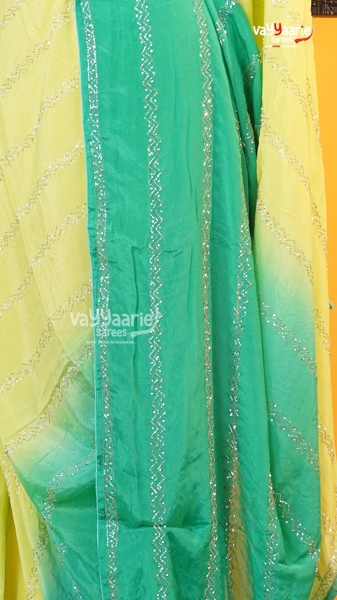 Sea Green Fancy Saree | Designer Ethnic Wear Saree | Vayyaarie Sarees