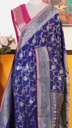 Blue Fancy Saree | Traditional Ethnic Saree | Vayyaarie Sarees