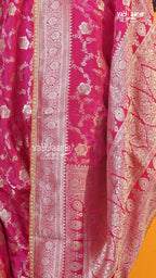 Rani Pink Fancy Saree | Traditional Ethnic Saree | Vayyaarie Sarees