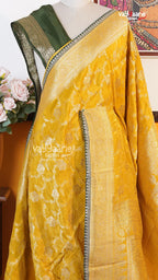 Gold Fancy Saree | Traditional Ethnic Saree | Vayyaarie Sarees