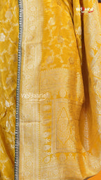 Gold Fancy Saree | Traditional Ethnic Saree | Vayyaarie Sarees