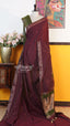 Brown Tusser Saree | Classic Handloom Saree | Vayyaarie Sarees