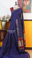 Violet Tusser Saree | Classic Handloom Saree | Vayyaarie Sarees