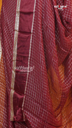Maroon Chiffon Saree | Fancy Ethnic Wear Saree | Vayyaarie Sarees