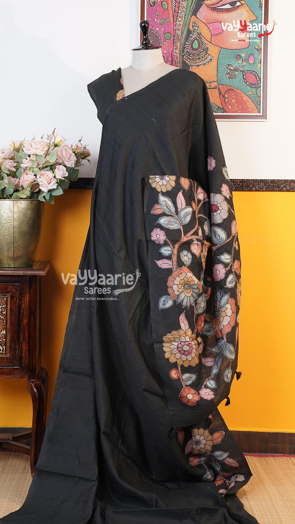 Black Fancy Saree | Fancy Ethnic Wear Saree | Vayyaarie Sarees