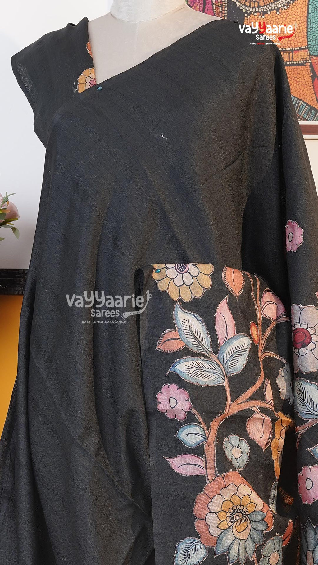 Black Fancy Saree | Fancy Ethnic Wear Saree | Vayyaarie Sarees