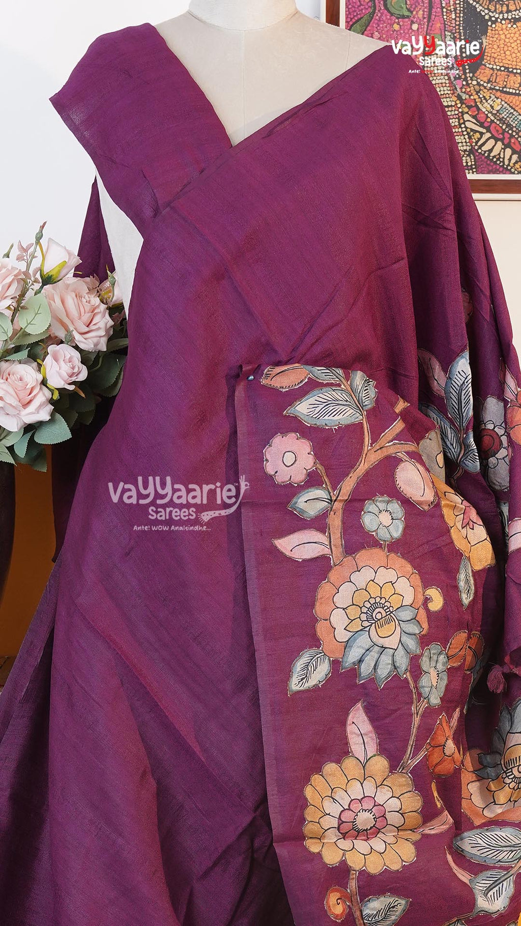 Wine Fancy Saree | Fancy Ethnic Wear Saree | Vayyaarie Sarees